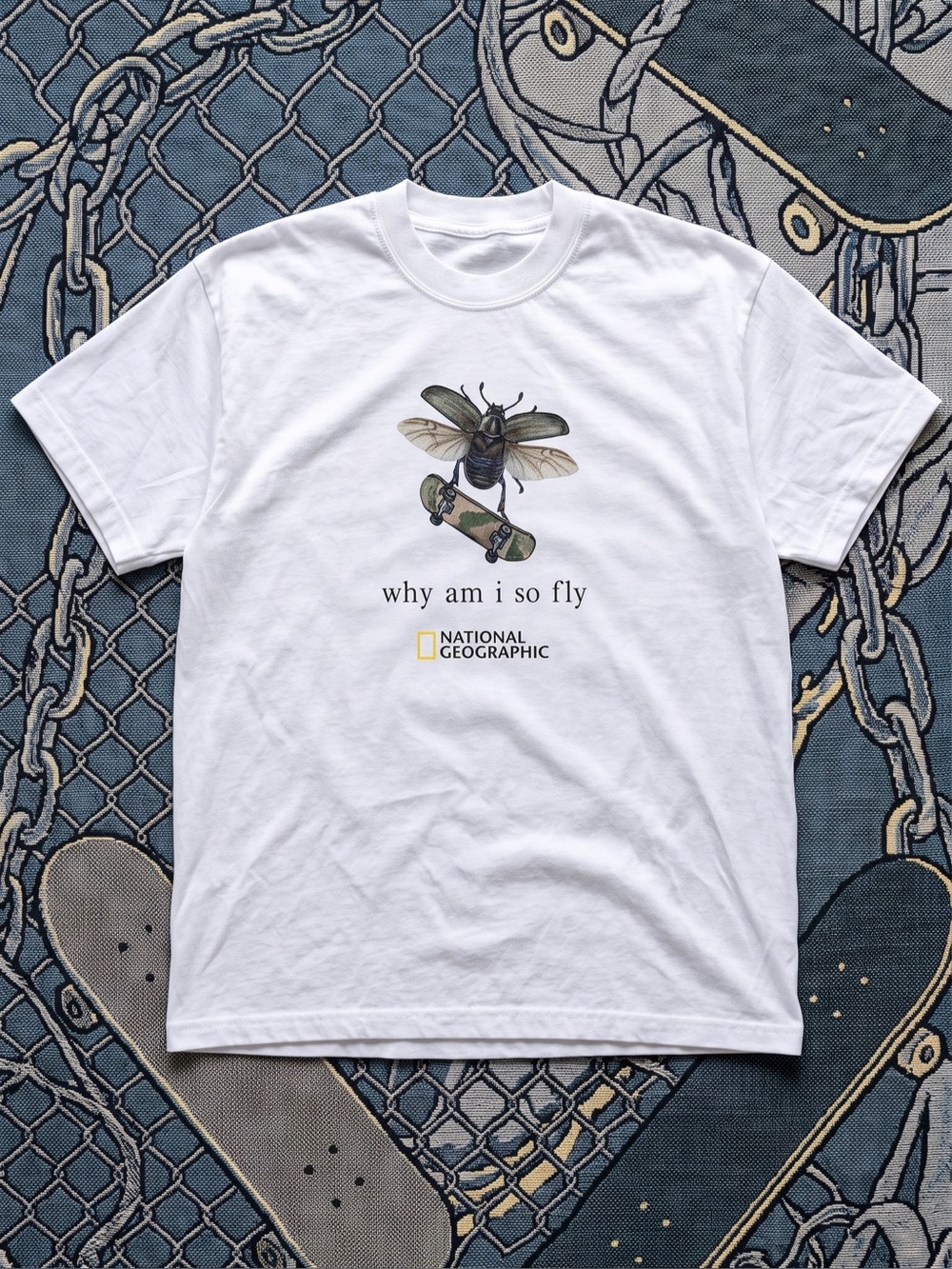 National Geographic Skateboarding Beetle
Graphic Shirt